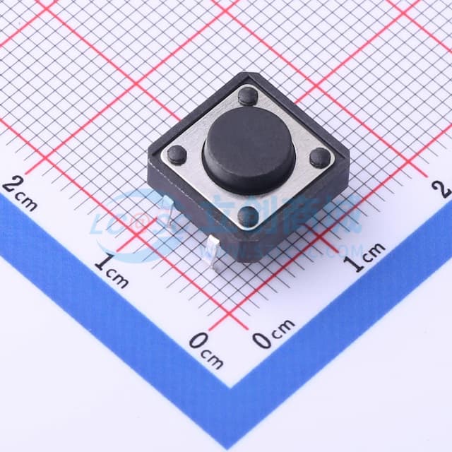 12*12*5mm 直插 轻触开关 【插件】实物图
