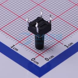 轻触开关6*6*11mm插件四脚DIP圆柄黑柄250gf 【轻触】缩略图