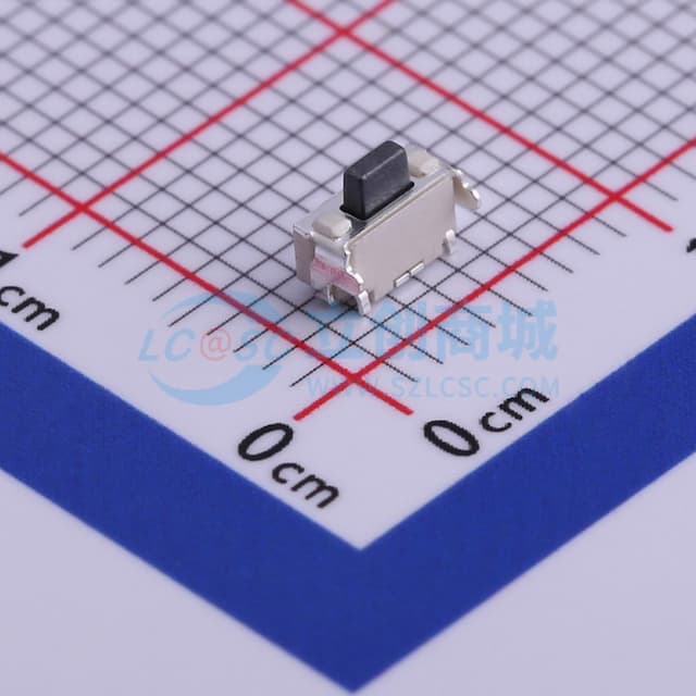 轻触开关4.7*1.9*3.5mm侧按2*4*3.5贴片带支架180gf实物图