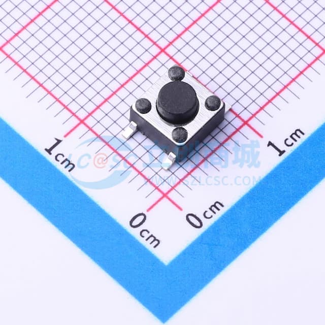 6*6*4.3mm 立贴 轻触开关实物图