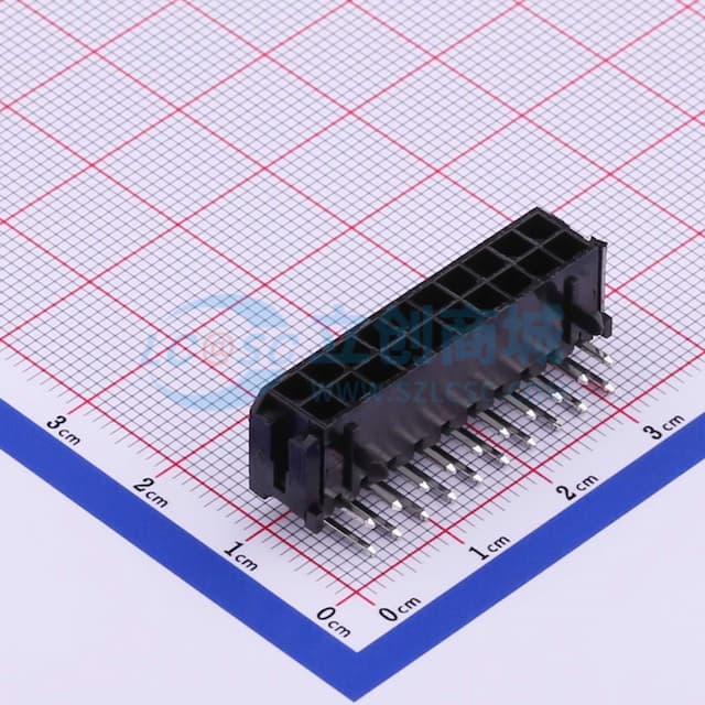 2x10P 间距:3mm 弯插 【插件】实物图