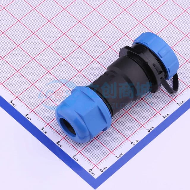 电缆对接插座JH1711P-4实物图