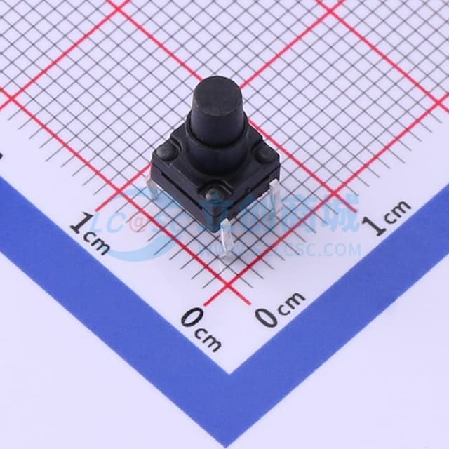 6*6*10mm 直插 轻触开关 【轻触】实物图
