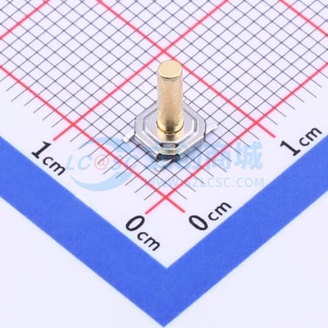 5.2*5.2*8mm 立贴 轻触开关实物图