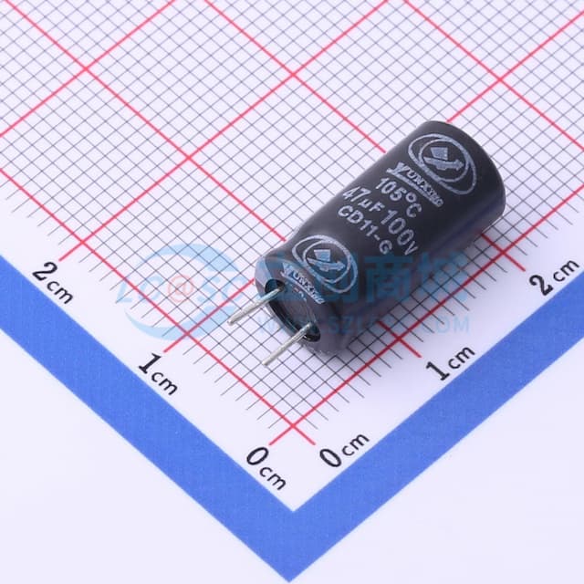 47uF ±20% 100V实物图