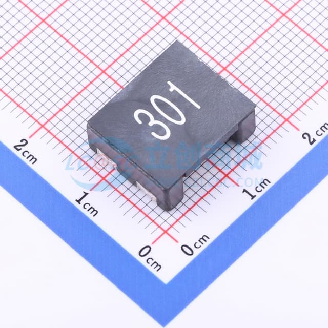两路 贴片共模滤波器 阻抗300Ω@100MHz实物图