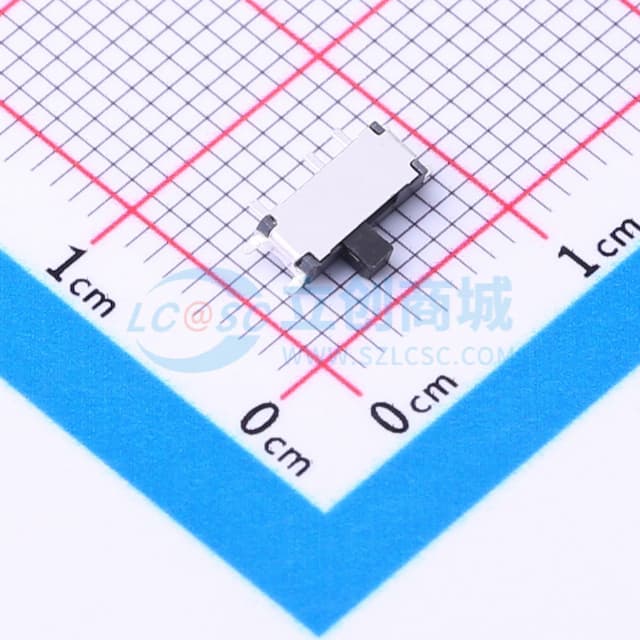 七脚贴片微型拨动开关 G1.5实物图