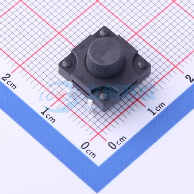 12*12*7.5mm 直插 轻触开关 【插件】实物图