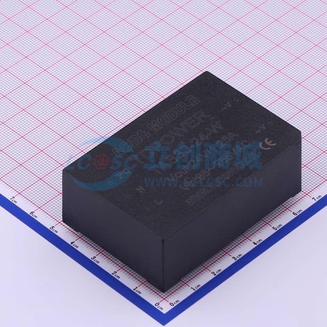 宽压输入85～265VAC，100～370VDC，30W AC-DC电源模块 【插件】实物图