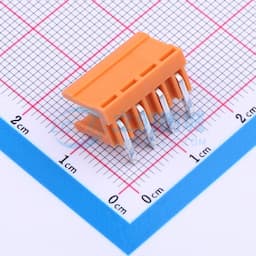橙色 1x4P 3.96mm 排数:1 每排P数:4【插件】缩略图