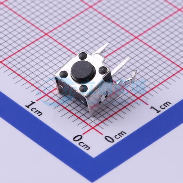 6*6*4.5mm 卧插 轻触开关 【轻触】实物图