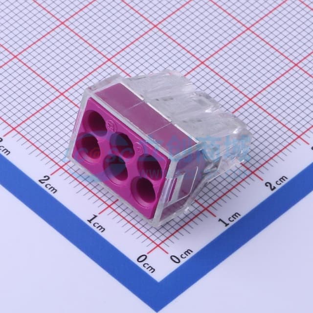 接线盒用导线连接器，适用于单股和多股导线实物图