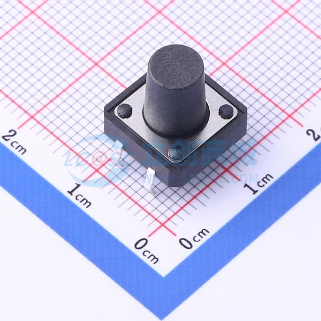 12*12*11.5mm 直插 轻触开关 【插件】实物图