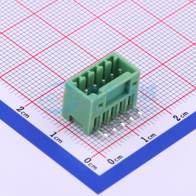 1x5P 2.54mm 排数:1 每排P数:5 【插拔】实物图
