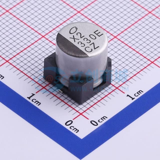 330uF ±20% 25V实物图