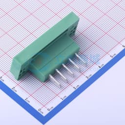 螺丝固定 1x5P 5.08mm 排数:1 每排P数:5 【插件】缩略图