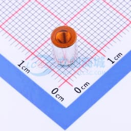 雄和远景，电路板表贴圆螺母柱，M3Xφ5.56X7+1.53，铜镀锡，编带装缩略图
