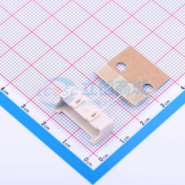 1x7P 间距:2.5mm 直插 系列:XA实物图