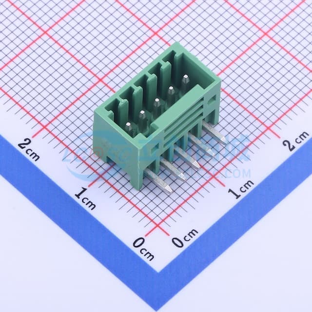 2.5mm 1x5P 排数:1 每排P数:5【插件】实物图