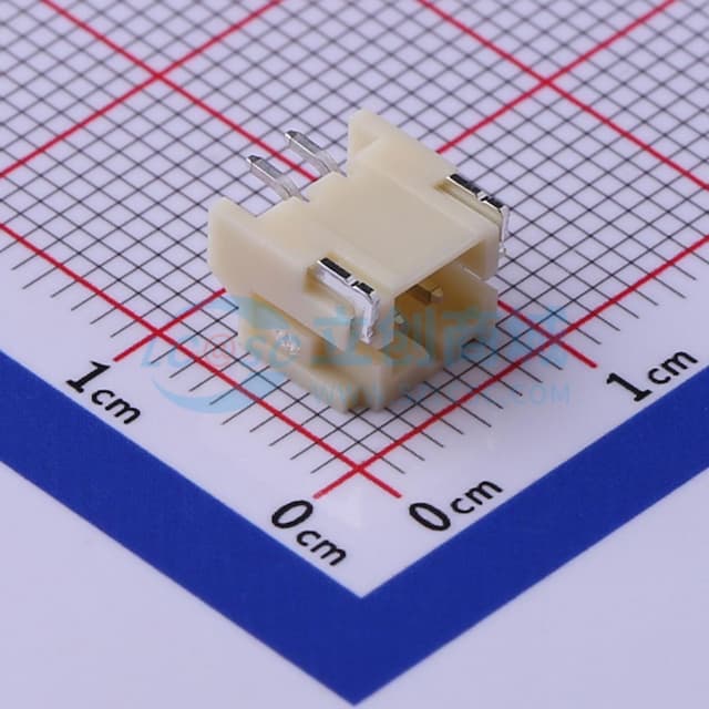 1x2P 间距:2mm 卧贴 系列:PH实物图