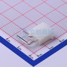 白色半透明 2x1P 间距:4.2mm 弯插【插件】缩略图
