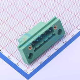螺丝固定 1x5P 5.08mm 排数:1 每排P数:5 【插件】缩略图