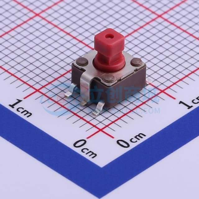 6.2*6.2*7.3mm 立贴 轻触开关实物图