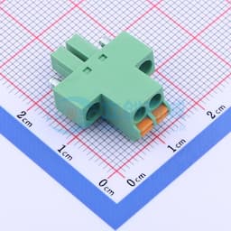 绿色 螺丝固定 1x2P 3.81mm 排数:1 每排P数:2缩略图