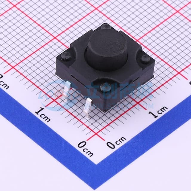 12*12*8.5mm 直插 轻触开关 【插件】实物图