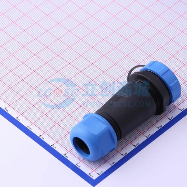 电缆对接插座JH2111P-3实物图