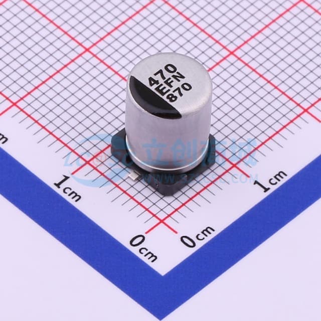 470uF ±20% 25V实物图