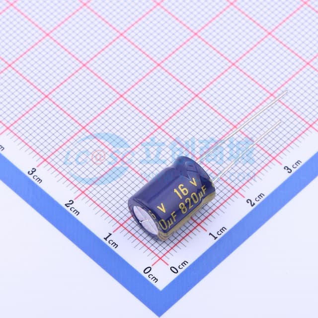 820uF ±20% 16V实物图