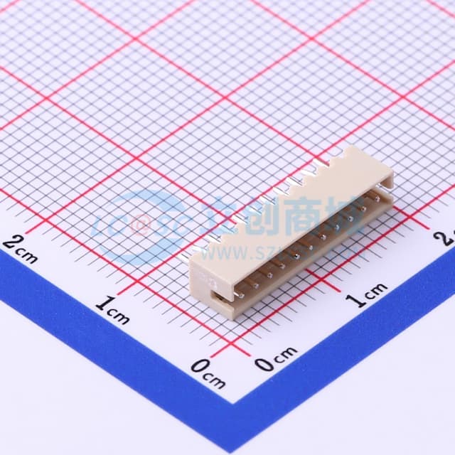 1x11P 间距:1.5mm 直插 系列:ZH 【插件】实物图