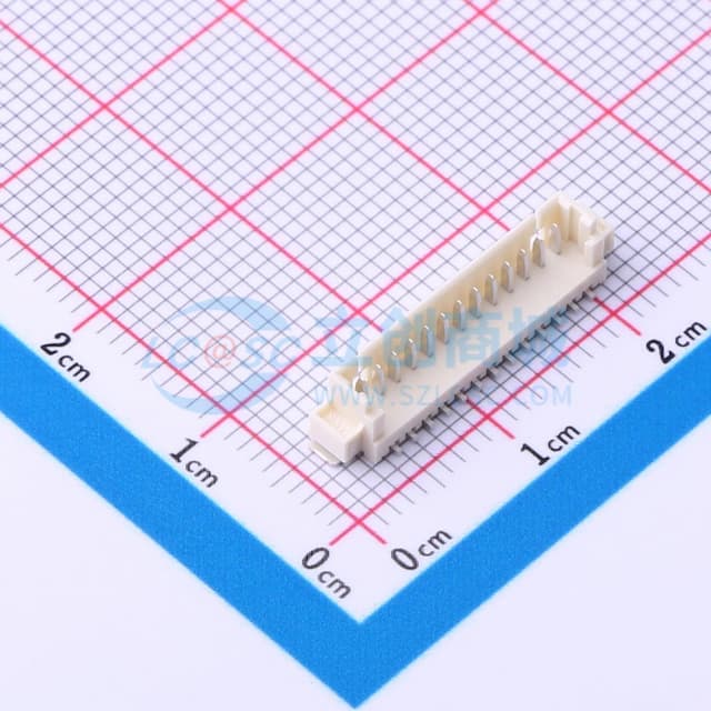 1x13P 间距:1.25mm 立贴 系列:PicoBlade(MX 1.25)实物图