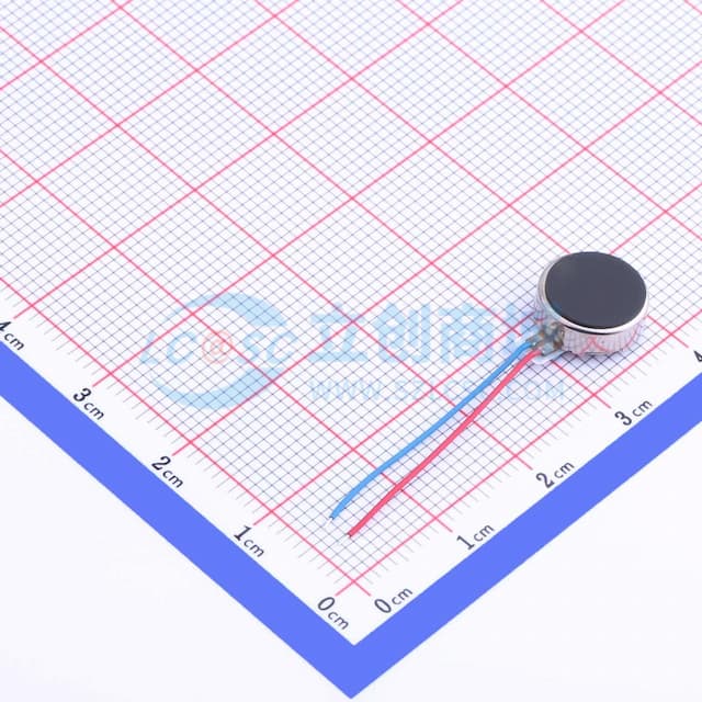 【手工焊接】扁平1034 振动马达实物图