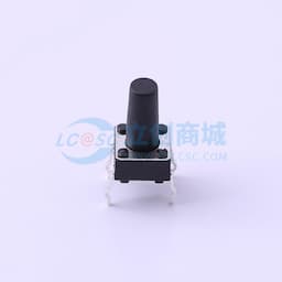 轻触开关6*6*11mm插件四脚DIP圆柄黑柄250gf 【轻触】缩略图