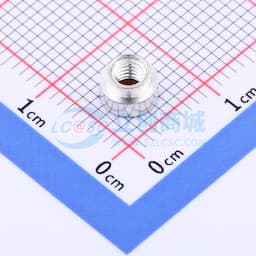 雄和远景，电路板表贴圆螺母柱，M3Xφ5.56X2+1.53，铜镀锡，编带装缩略图