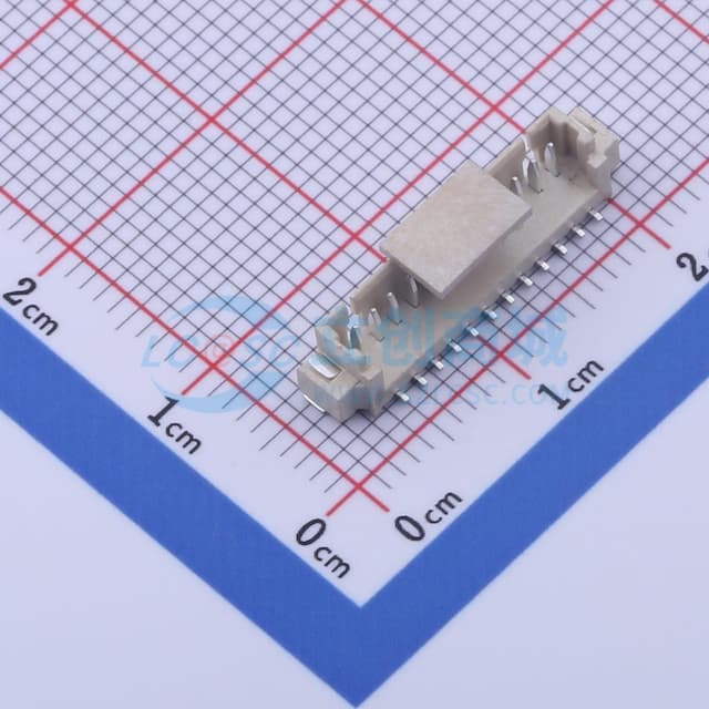 1x12P 间距:1.25mm 立贴 系列:PicoBlade(MX 1.25)实物图