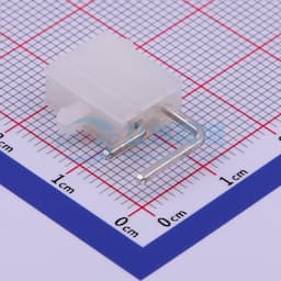 白色半透明 2x1P 间距:4.2mm 弯插【插件】缩略图