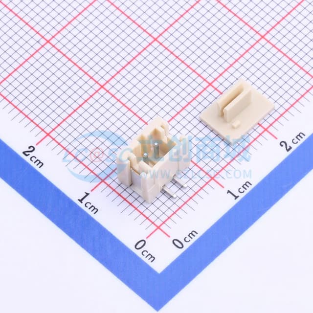 1x2P 间距:2mm 立贴实物图