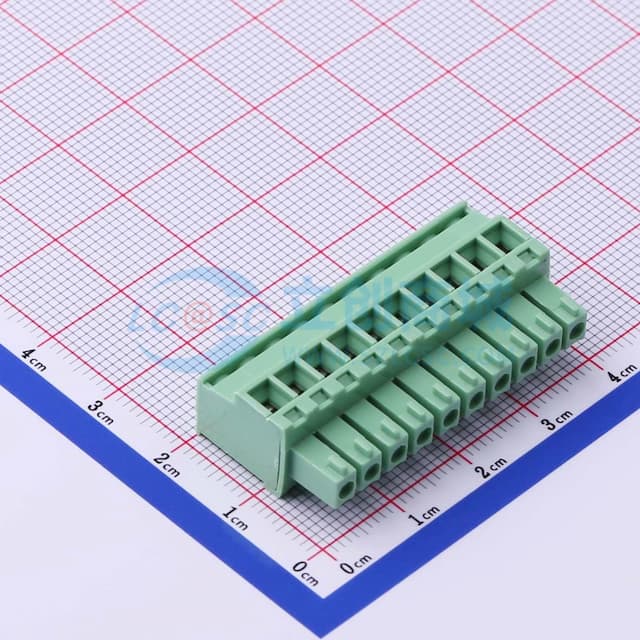 1x10P 3.81mm 排数:1 每排P数:10实物图