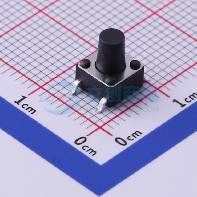 6*6*8mm 立贴 轻触开关实物图