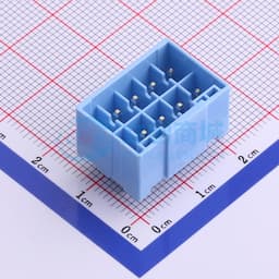 2x5P 间距:4mm 直插 【插件】缩略图