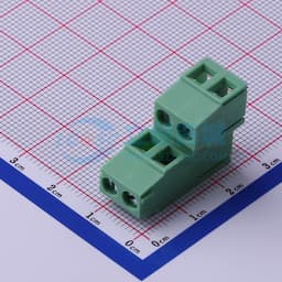 2件套 2x2P 5.08mm 直插 排数:2 每排P数:2【螺钉】缩略图