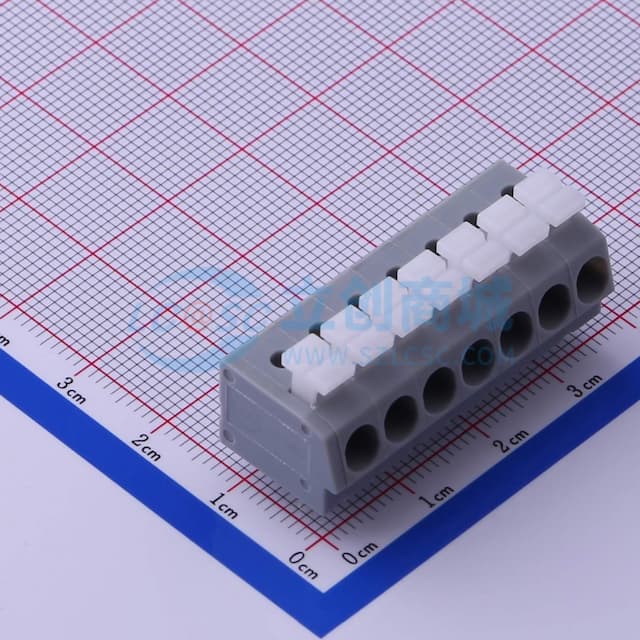5mm 每排P数:7 排数:1 【插件】实物图