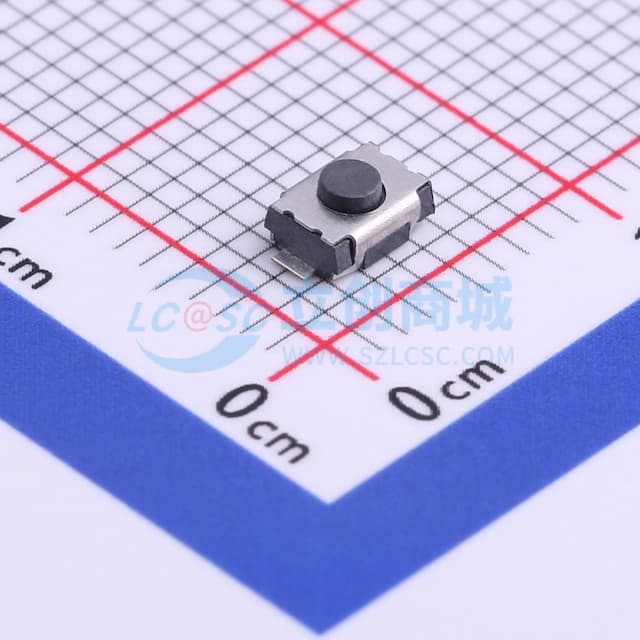 4*3*2mm 立贴 轻触开关实物图