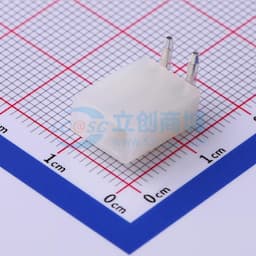 白色半透明 1x2P 间距:4.2mm 弯插【插件】缩略图