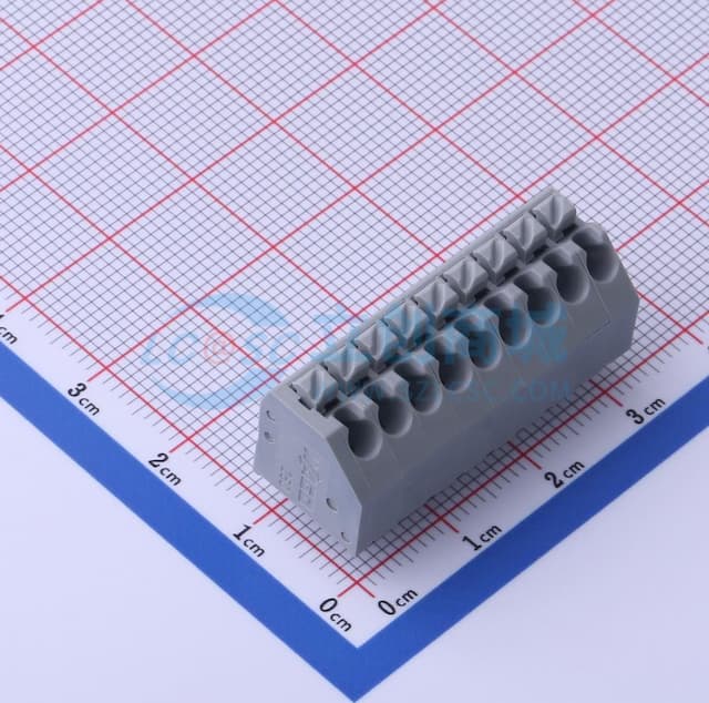 1x9P 3.5mm 每排P数:9 排数:1 【插件】实物图