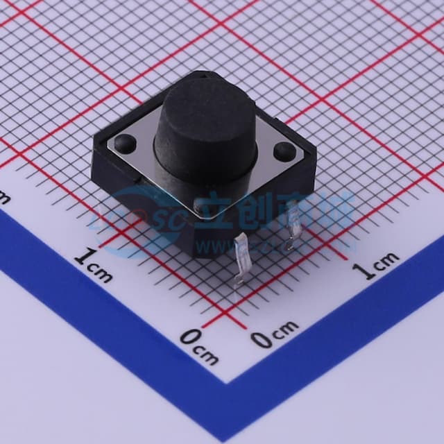 12*12*7mm 直插 轻触开关 【轻触】实物图