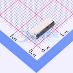 间距:0.5mm P数:15P 翻盖式 双侧触点/上下接缩略图